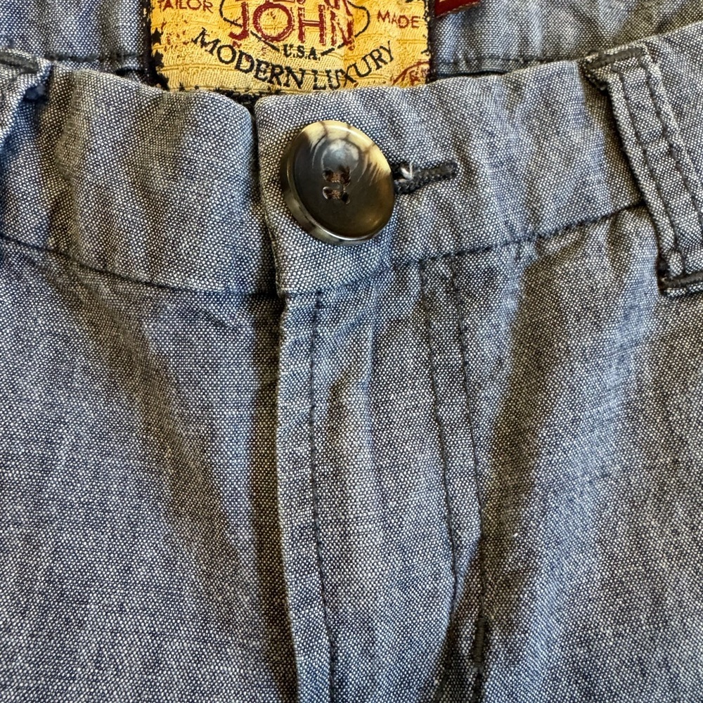 Dear John Blue Straight Leg Pants. Size 27 - Picture 4 of 10